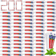 Dimsile mini toothpaste bulk 200-pack box, front view