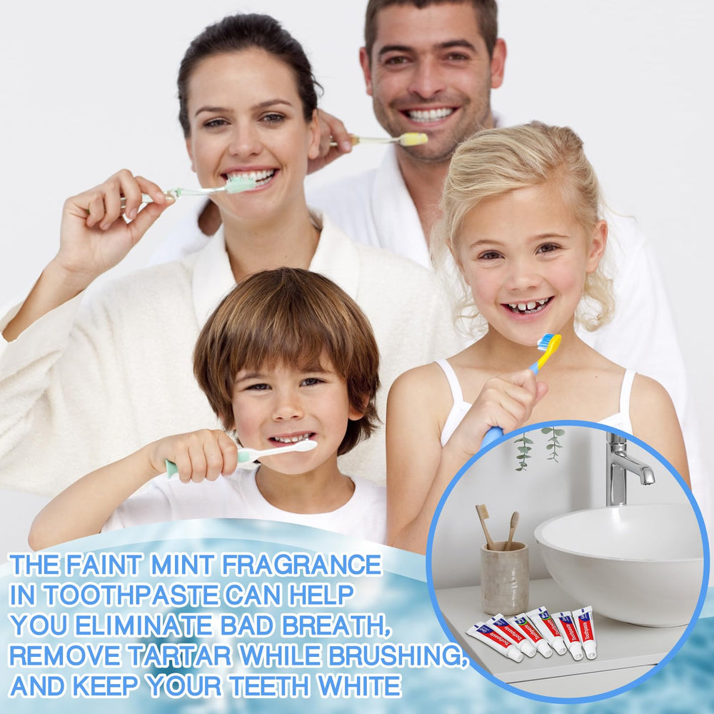 Mint-flavored toothpaste indicating freshness