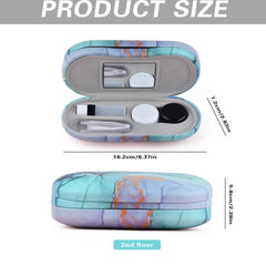 Side angle showing dual-purpose design in blue