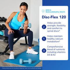 Key Disc-Flex ingredients including vitamin D3 and K2