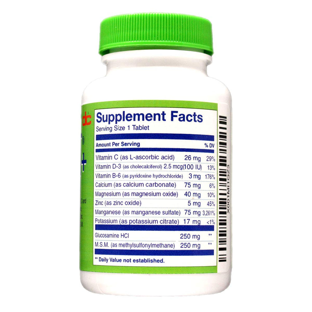 Disc Gard+ Formula 147 tablets and bottle