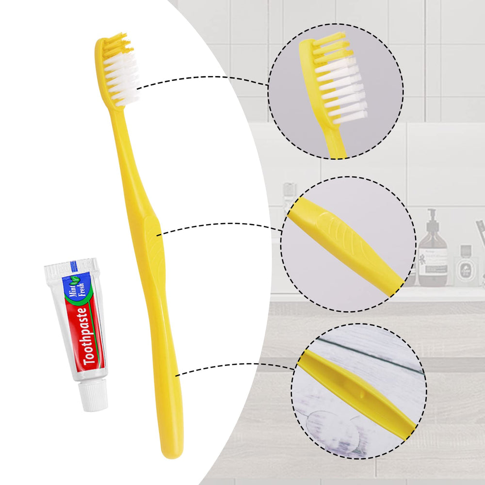 150 individually wrapped toothbrush sets in bulk