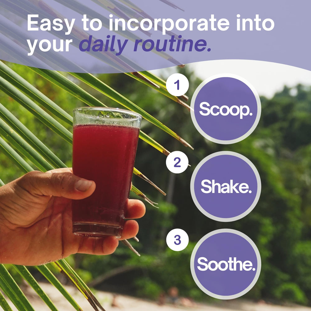 Drink mix dissolves easily in water