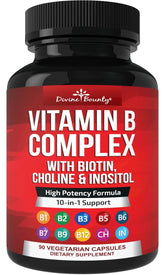Divine Bounty Super B Complex bottle with label
