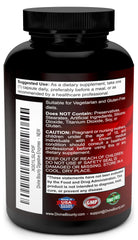 90 vegetarian capsules bottle shown at an angle