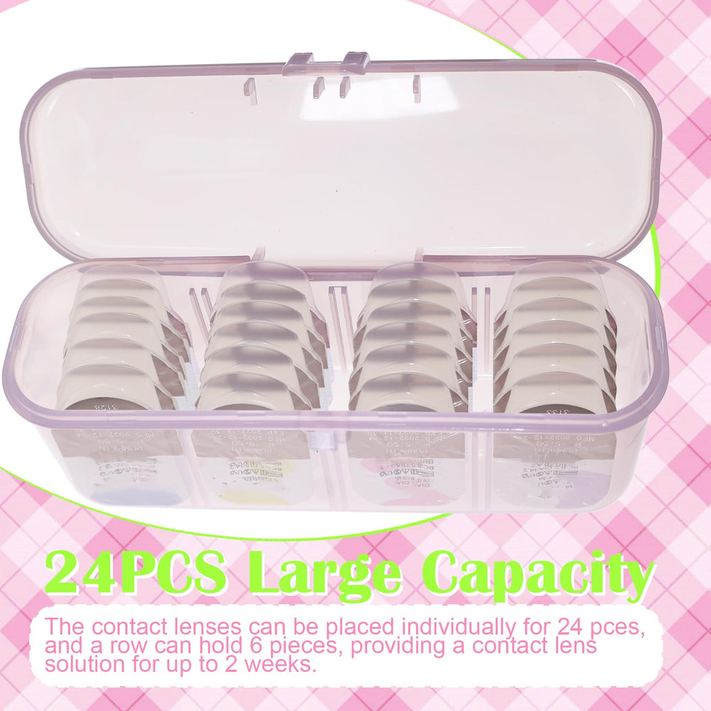 Movable divider for customizable lens storage