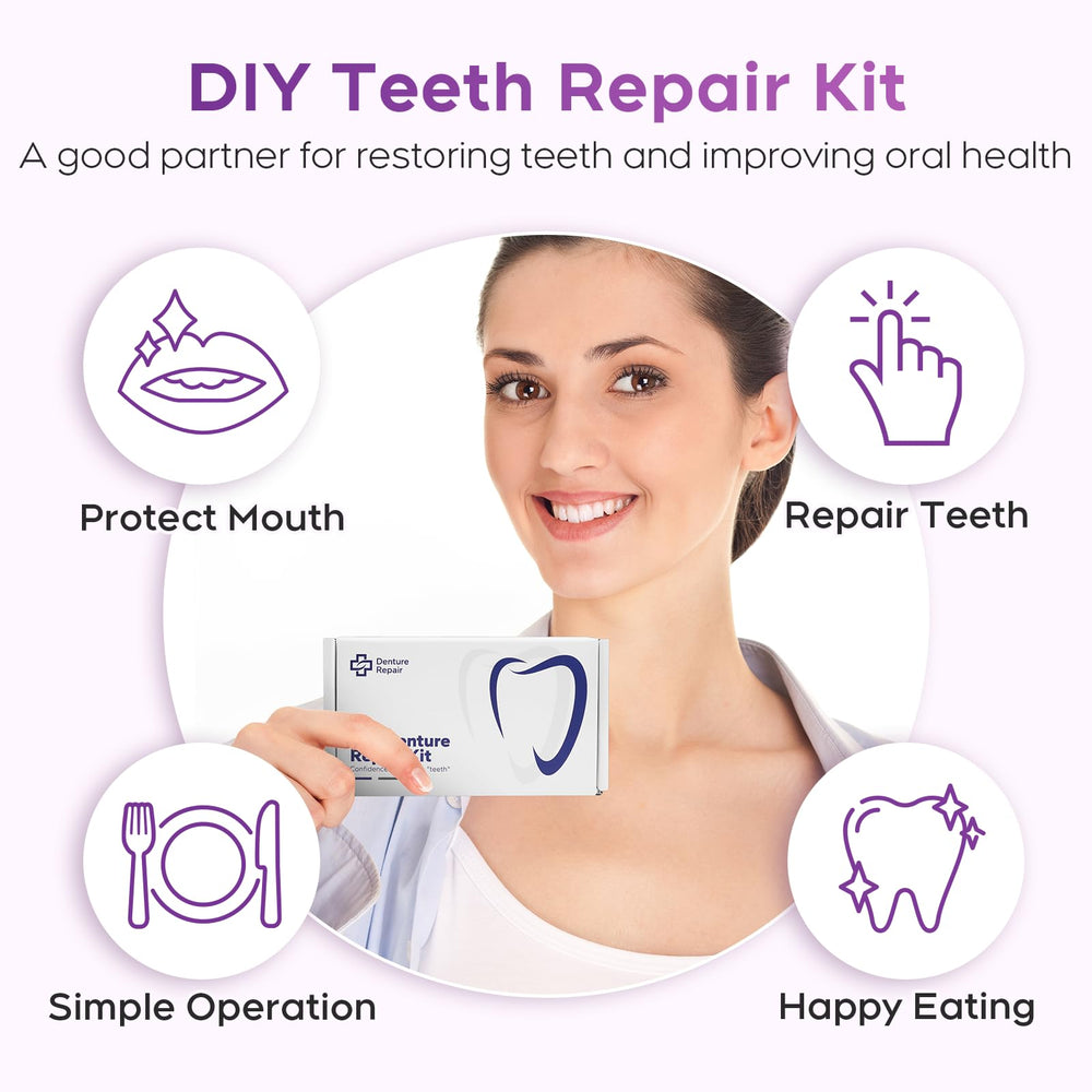 At-home denture fabrication process example