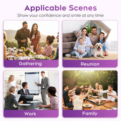 All components needed for DIY dentures