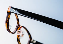 Close-up of celluloid frame material texture
