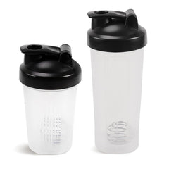 DKMambo white shaker bottle 12oz and 20oz with leak-proof lid