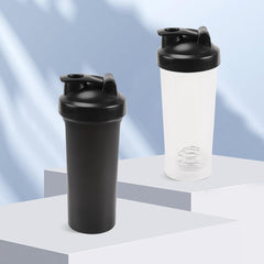 Dishwasher-safe BPA-free shaker bottle with product branding