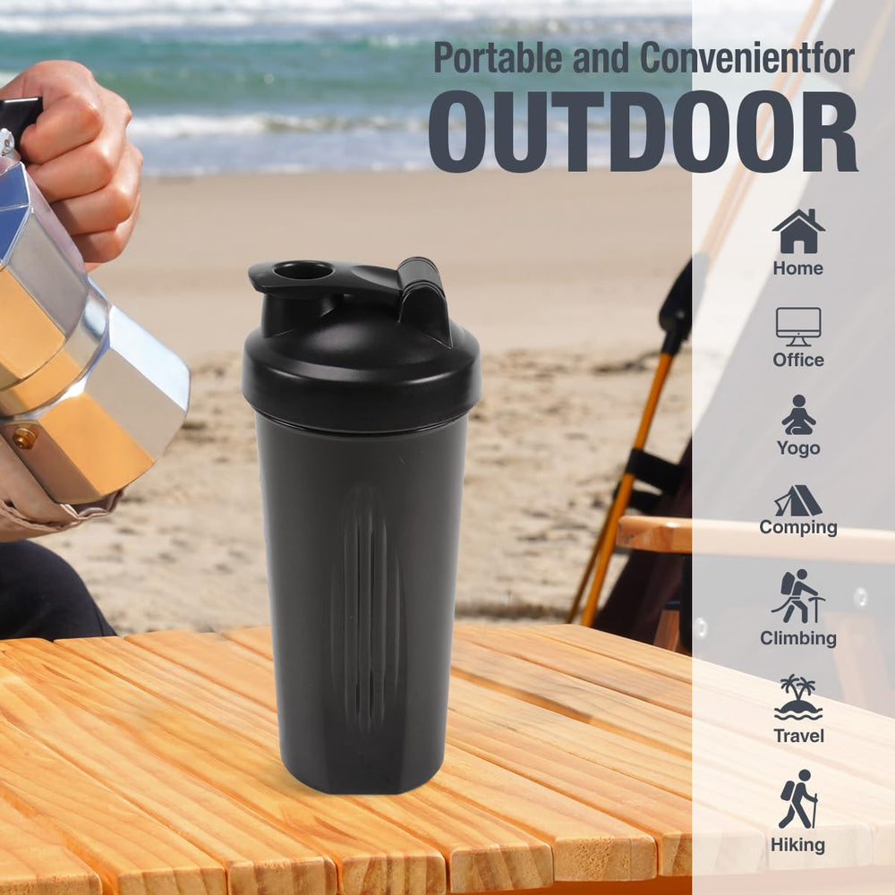 Dishwasher-safe, BPA-free DKMambo shaker bottle (PP+PE)