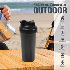Dishwasher-safe, BPA-free DKMambo shaker bottle (PP+PE)