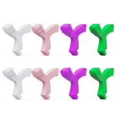 DLENP 8-piece Y-shaped Invisalign chewies close-up
