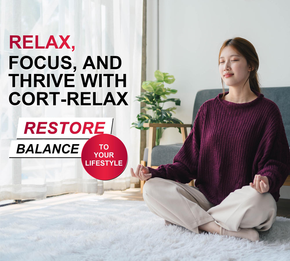 Lifestyle concept of calm focus and energy