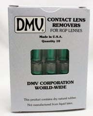DMV Classic Vented Hard Contact Lens Remover in green, 10-pack product image