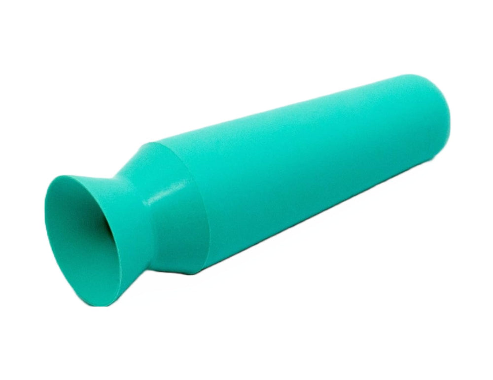 Close-up of DMV Scleral Cup Inserter with handle