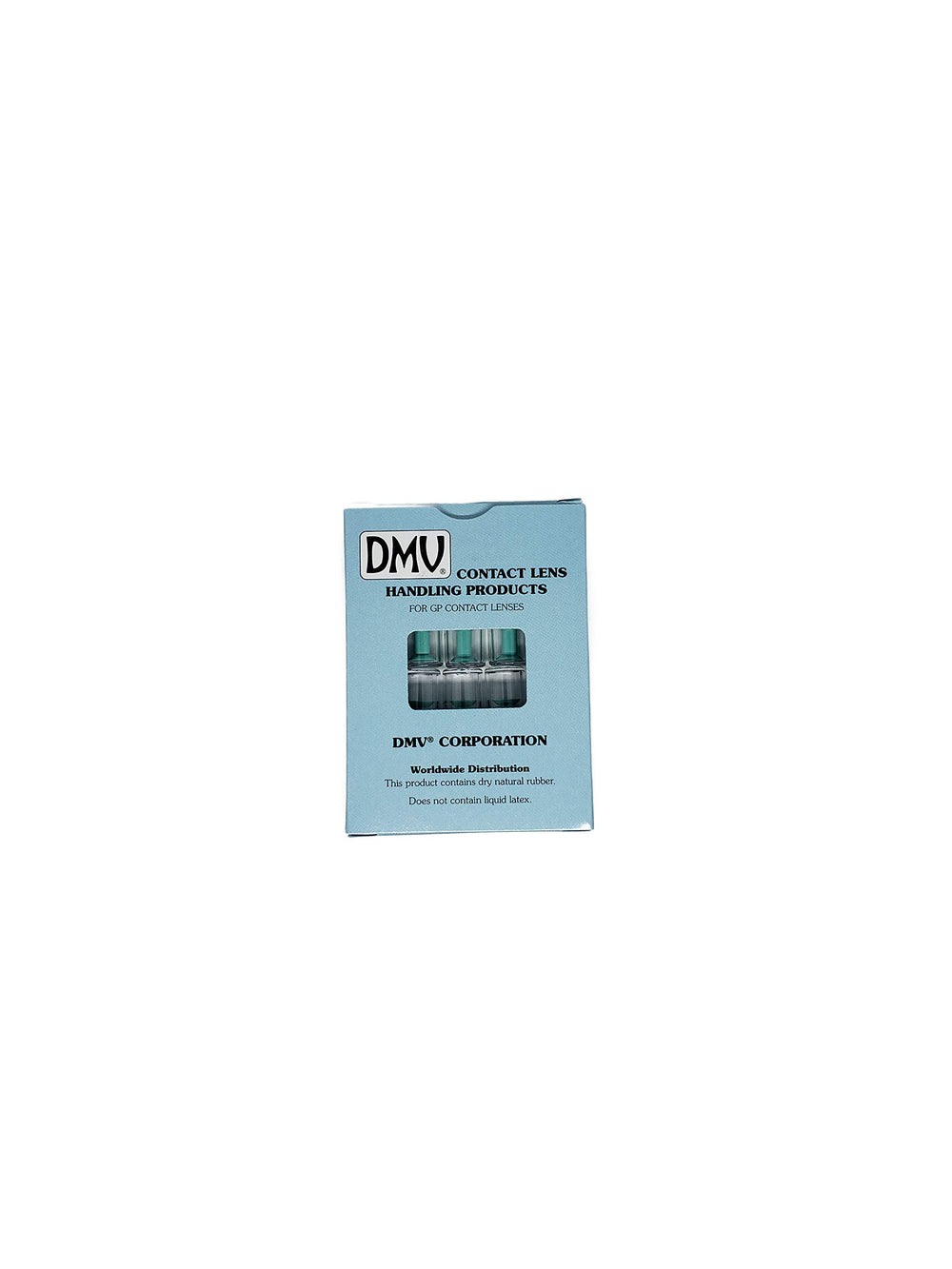 Green DMV Ultra Hard Contact Lens Remover beside storage tube