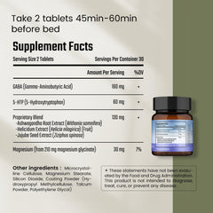 Calm night-time scene representing restful sleep