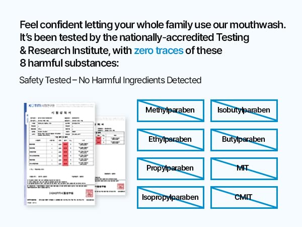 Natural-origin ingredients illustration for DOCSMEDI mouthwash