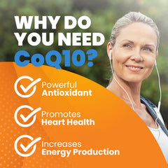 CoQ10 with BioPerine for enhanced absorption