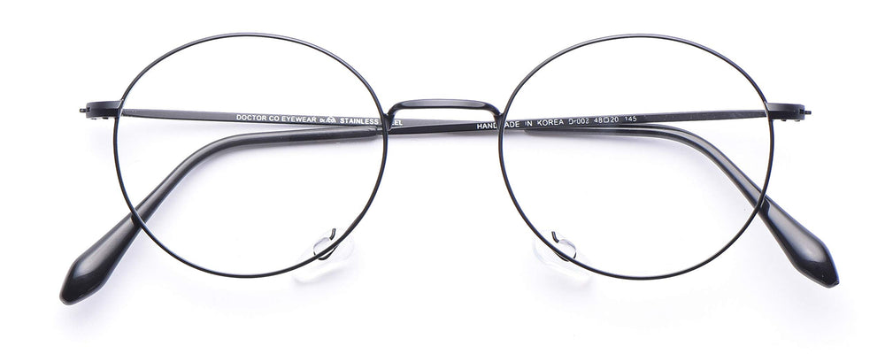 Doctor CO Eyewear post-surgical glasses resting on cheeks, not on the nose
