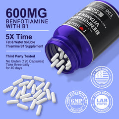 Doctor-recommended benfotiamine 600mg capsules