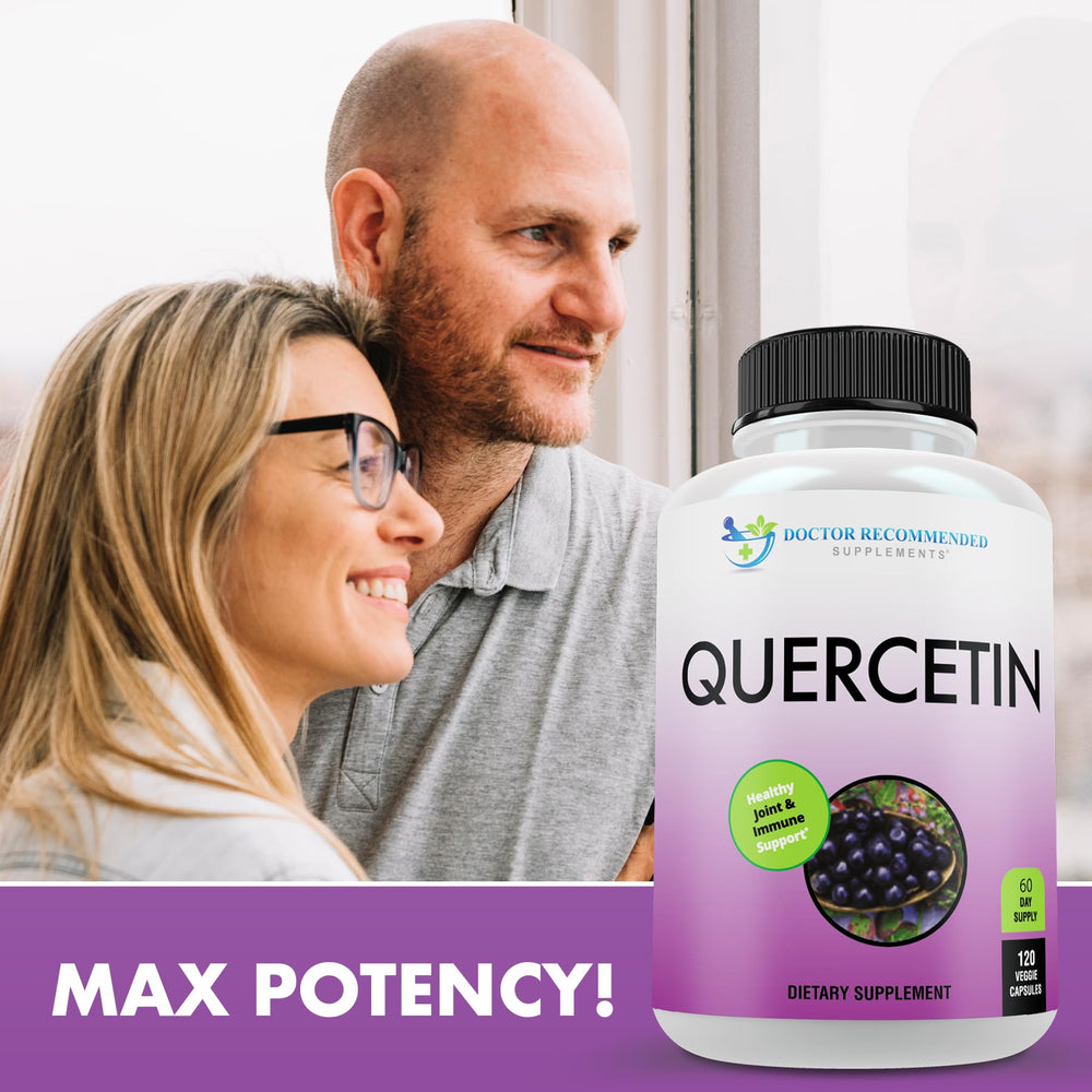 USA-made Quercetin 1000mg supplement bottle
