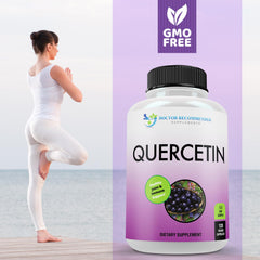 Nutrition facts and ingredients for Quercetin 1000mg vegan capsules