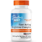 Doctor's Best Fast Acting Arginine Complex bottle and label