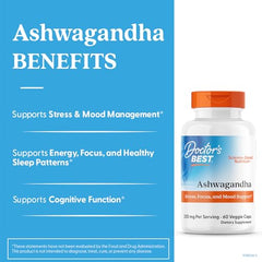 Sensoril standardized Withania somnifera extract label