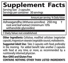 Product branding and packaging of Doctor's Best Ashwagandha