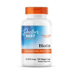 Doctor's Best Biotin bottle label