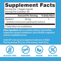 Zembrin standardized extract of Sceletium tortuosum