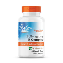Bottle of Doctor's Best Fully Active B Complex with 60 veggie caps