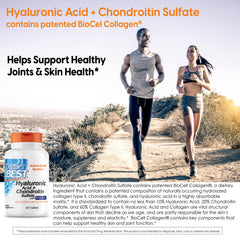 Close-up of label showing 90%+ chondroitin sulfate purity