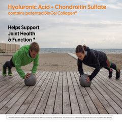 Lifestyle image depicting healthy joints with the supplement