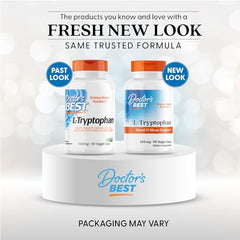 L-Tryptophan veggie capsules - 90-count bottle