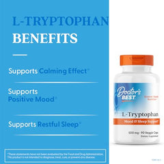 Non-GMO L-Tryptophan supplement packaging
