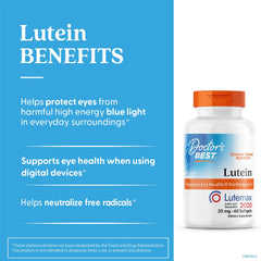 Illustration highlighting lutein, zeaxanthin, and meso-zeaxanthin for eye health