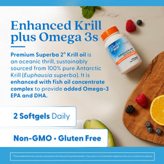 Doctor's Best omega-3 krill softgels daily-use scene for balanced wellness.