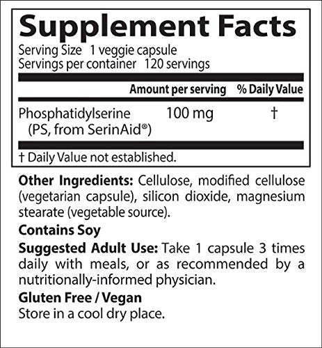 Back of package with dosage information