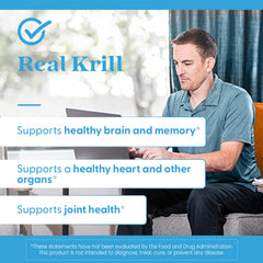 Doctor's Best Real Krill 350mg packaging suggesting freshness and premium quality