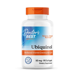Doctor's Best Ubiquinol bottle front showing heart health support