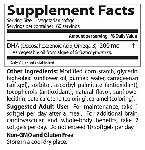 Doctors Best lab-tested quality visuals reinforce safety and reliability for DHA supplement.