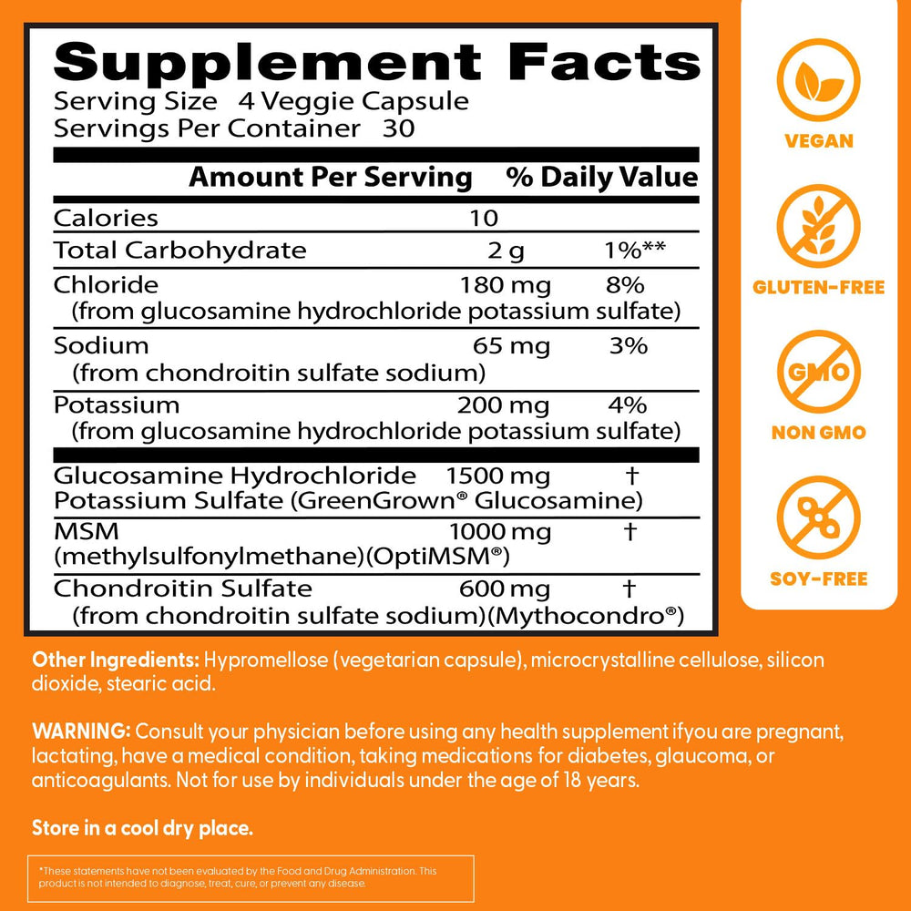 Mythocondro non-animal chondroitin sulfate for vegan GCMSM