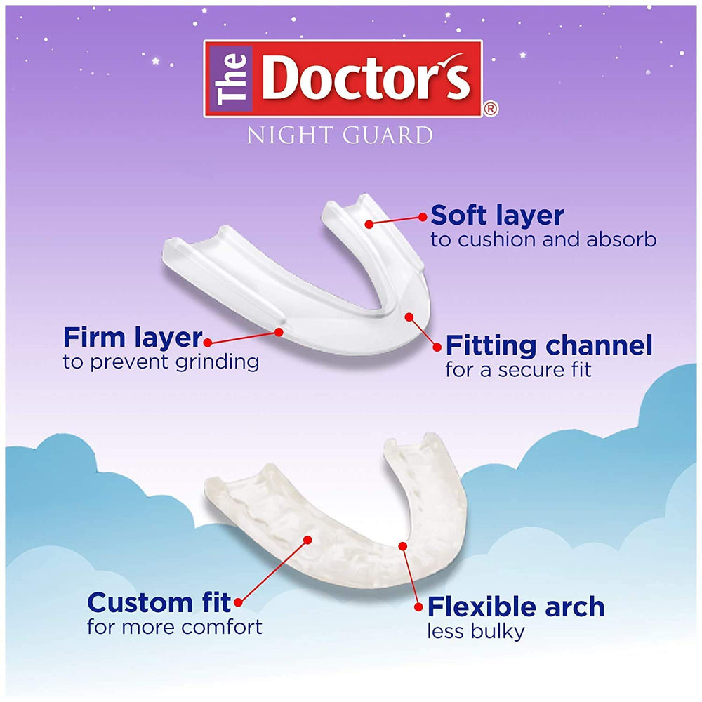The Doctor's NightGuard packaging and user instructions