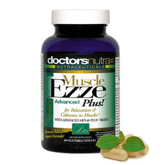 Muscle Ezze Plus bottle front view (Day/Night Relaxant) - Doctors Nutra