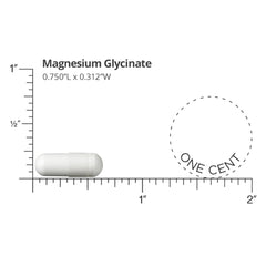 Heart health concept with magnesium supplement bottle