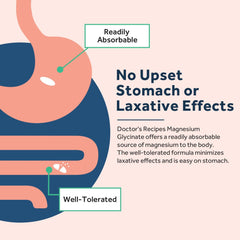 90-tablet bottle of Doctor's Recipes Magnesium Glycinate